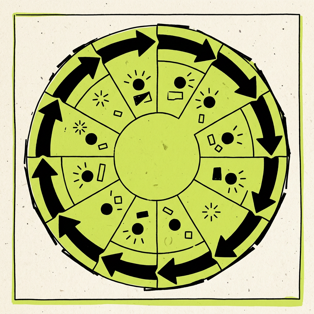 Track recurring illustration